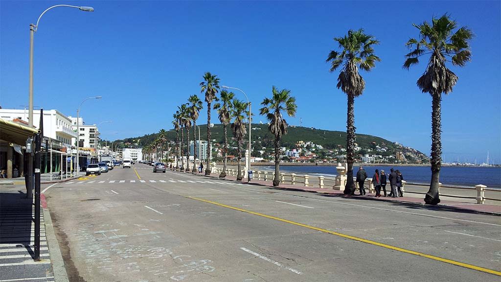 Piriápolis, Strandpromenade