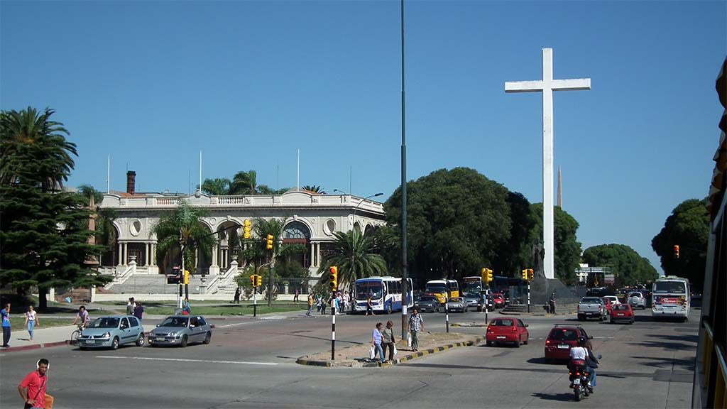 Eines der drei Kreuze von Tres Cruces