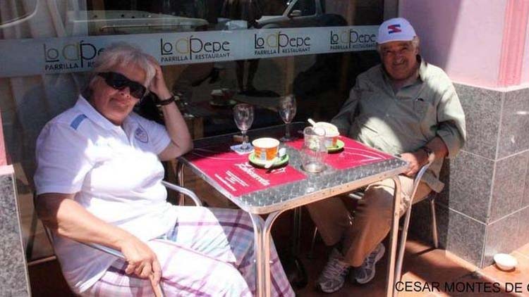 José (Pepe) Mujica  und Lucia Topolansky