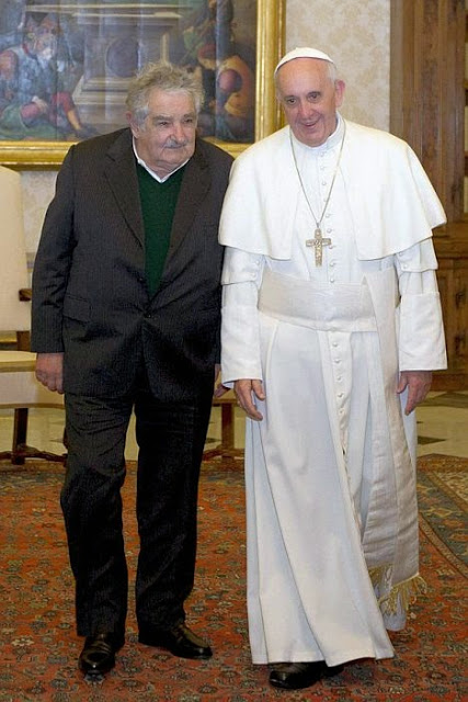 Pepe Mujica und Papst Franziskus