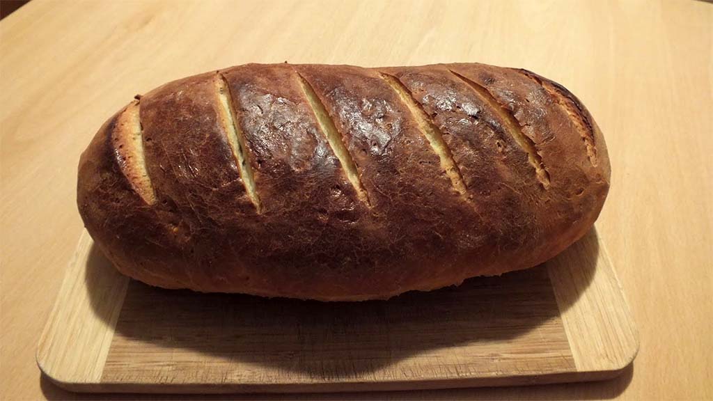 frisch gebackenes Brot