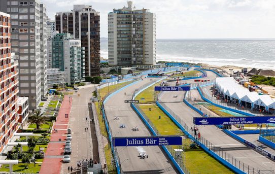 Formel E Rennstrecke in Punta del Este
