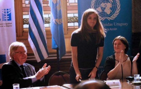 Emma Watson wirbt in Uruguay für Frauenrechte
