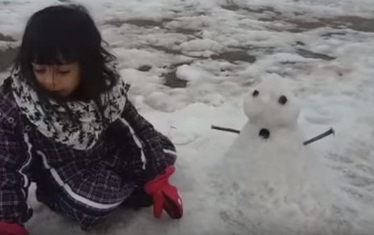 Brasilien: Schneefall begeistert Touristen in Santa Catarina