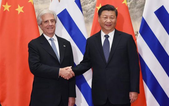 China und Uruguay bauen strategische Partnerschaft auf