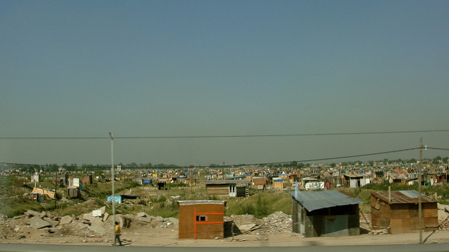 Armenviertel rund zehn Minuten außerhalb von Buenos Aires, Argentinien