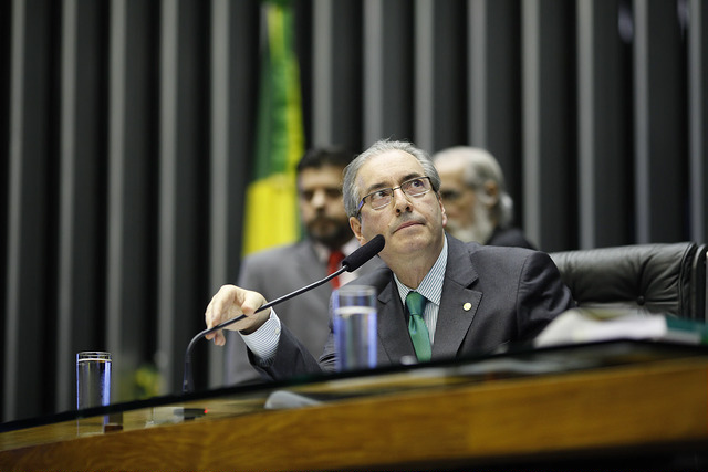 Eduardo Cunha: Hier – im Juli 2015 – noch im Parlament, nun im Gefängnis