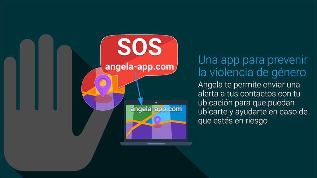 Anleitung zur Nutzung der App "Angela te protege"