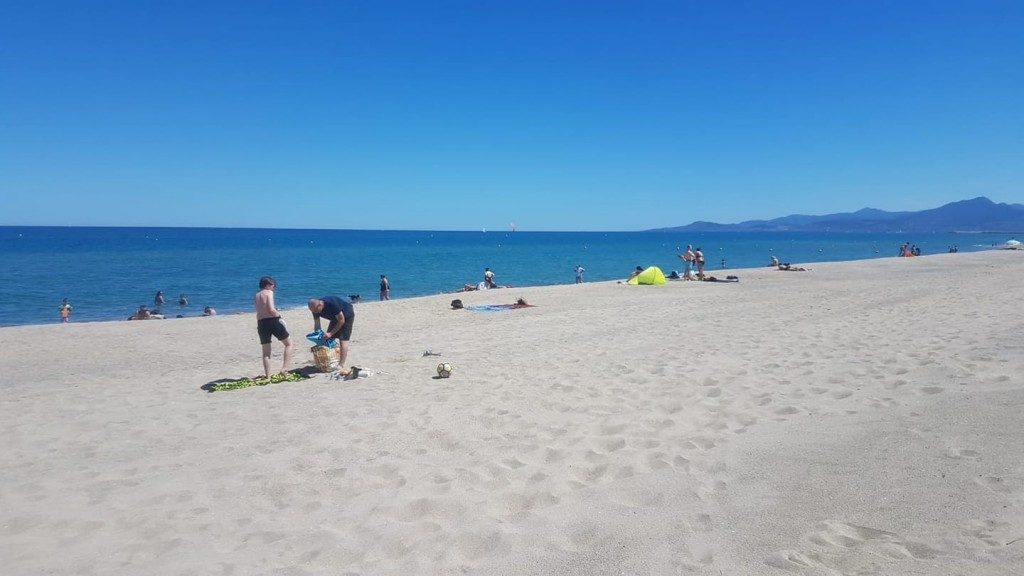 Strand bei Perpignan/Südfrankreich