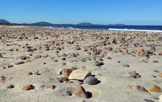 Wie sauber doch ein Strand sein kann!