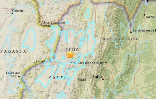 Erdbeben der Stärke 6.3 erschüttert Argentinien