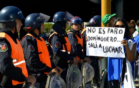 Generalstreik gegen Politik von Präsident Macri in Argentinien